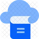 Cloud Bildung E Book Symbol