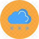 Wolke Niederschlag Schnee Symbol