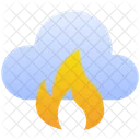 Cloud Computer Server Symbol