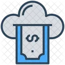 Geschaft Cloud Transaktion Symbol