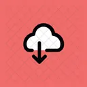 Cloud Download Computing Symbol