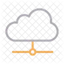 Cloud Server Teilen Symbol