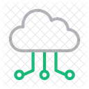 Cloud Computer Netzwerk Symbol