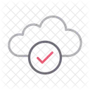 Cloud Datenbank Prufen Symbol