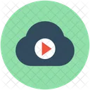 Cloud Medien Speicher Icon