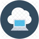 Cloud Konnektivitat Laptop Symbol