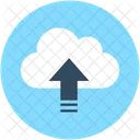 Cloud Hochladen Computing Symbol