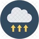 Cloud Hochladen Computing Symbol