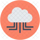 Cloud Netzwerk Teilen Symbol