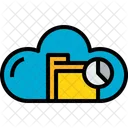 Cloud Ordner Daten Icon