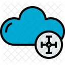 Cloud Netzwerk Bewolkt Icon