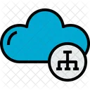 Cloud Netzwerk Bewolkt Icon