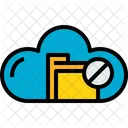 Cloud Ordner Fehler Icon