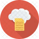 Cloud Dokument Datei Icon