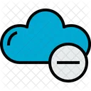 Wolke Entfernen Bewolkt Icon