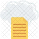 Cloud Dokument Datei Icon