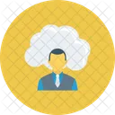 Cloud Kommunikation Online Icon