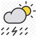 Wolke Regen Niederschlag Symbol