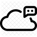 Cloud Speicher Computing Symbol