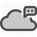 Cloud Speicher Computing Symbol