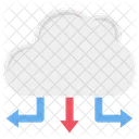 Cloud Computer Hosting Symbol