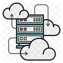 Cloud Dienst Server Symbol