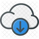 Cloud Computing Download Symbol