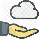 Cloud Computing Teilen Icon