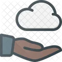 Cloud Computing Teilen Icon