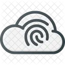 Cloud Computing Touch Symbol