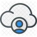 Cloud Computing Benutzer Icon