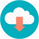 Cloud Download Netzwerk Symbol