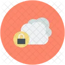 Cloud Computing Sicherheit Icon