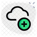 Cloud hinzufügen  Symbol