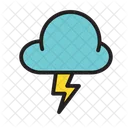 Wolke Blitz  Symbol