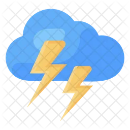 Wolke Blitz  Symbol