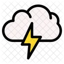 Wolke Blitz  Symbol