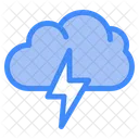 Wolke Blitz  Symbol