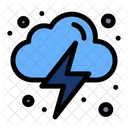 Wolke Blitz  Symbol