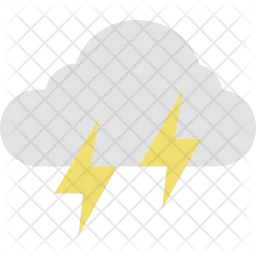 Wolke Blitz  Symbol