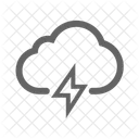 Wolke donner  Symbol