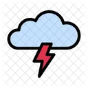 Wolke Energie Blitz Symbol