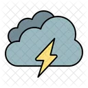 Wolke donner  Symbol