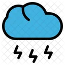 Wolke donner  Symbol