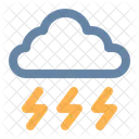 Wolke donner  Symbol
