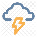 Wolke donner  Symbol