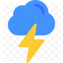 Wolke donner  Symbol