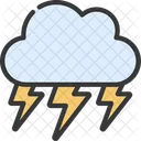 Wolke donner  Symbol