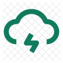 Wolke Donner Wolke Wetter Symbol