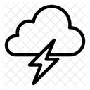 Wolke donner  Symbol